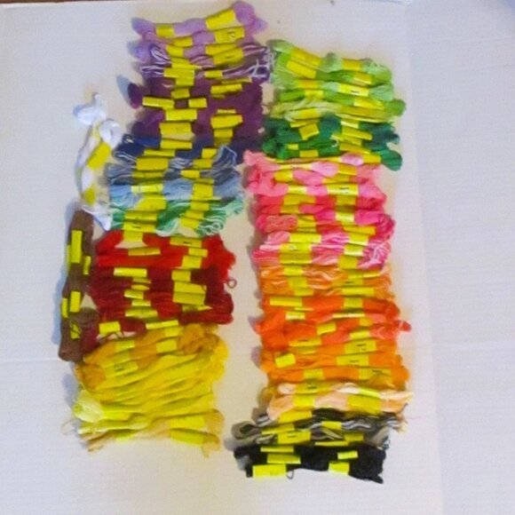 Assorted Color Embroidery Floss Prism Thread Lot For Crafts & Sewing  Total Of 9 - Picture 1 of 6